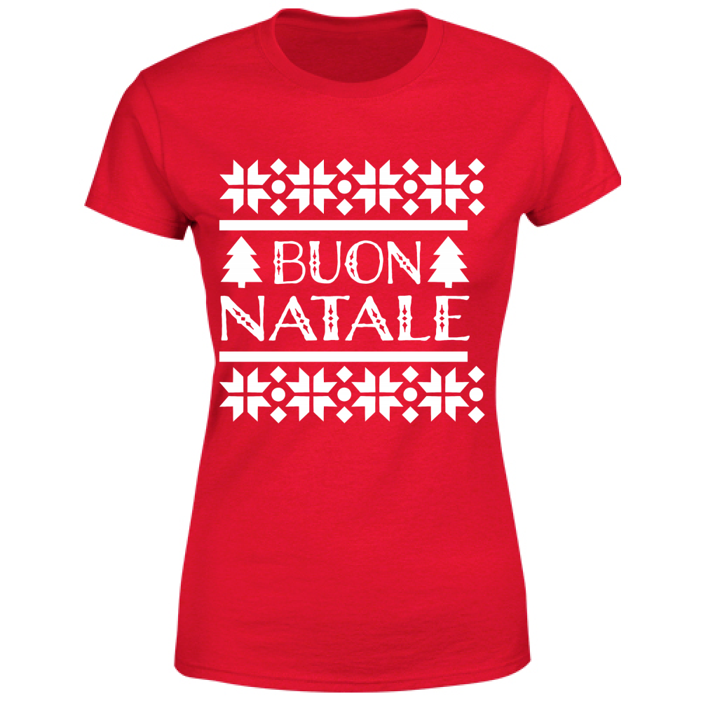 T-Shirt Donna Buon Natale