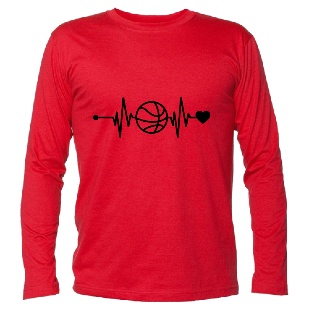 T-Shirt Unisex Manica Lunga Battito Basket N