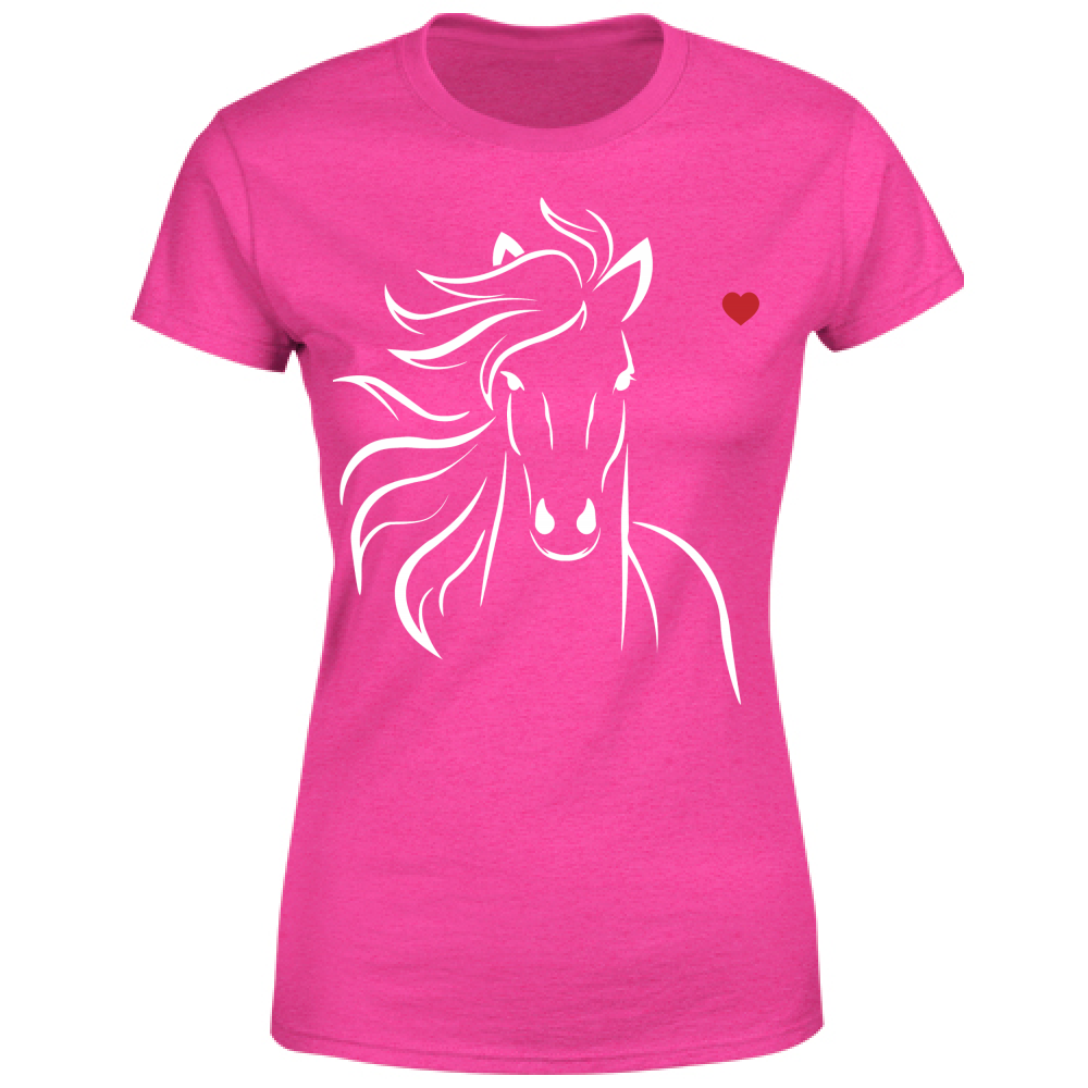 T-Shirt Donna Cavallo Amore - LanStylitaly