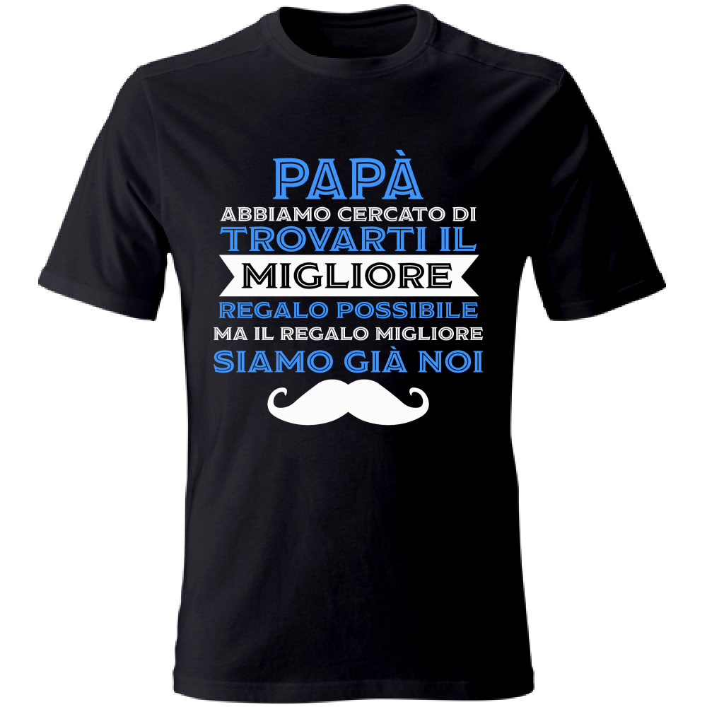 T-Shirt Unisex papa migliore - LanStylitaly