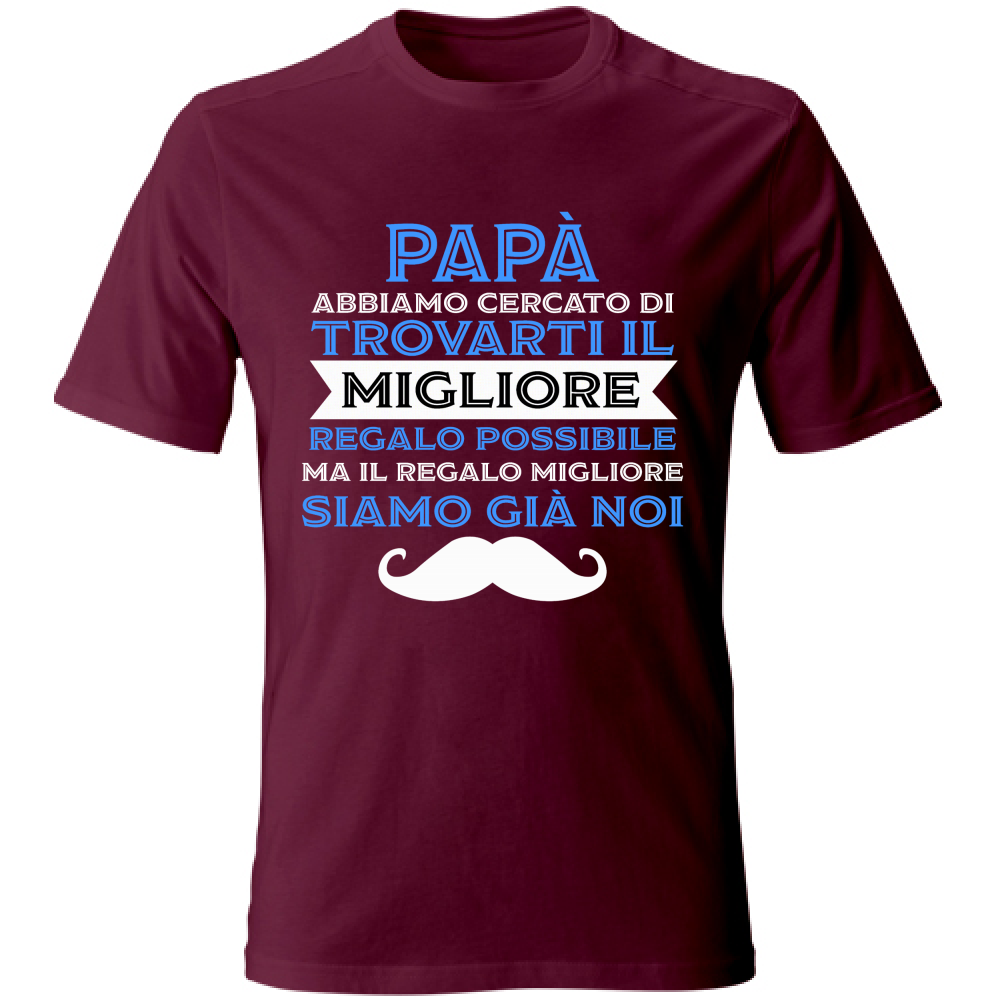 T-Shirt Unisex papa migliore - LanStylitaly