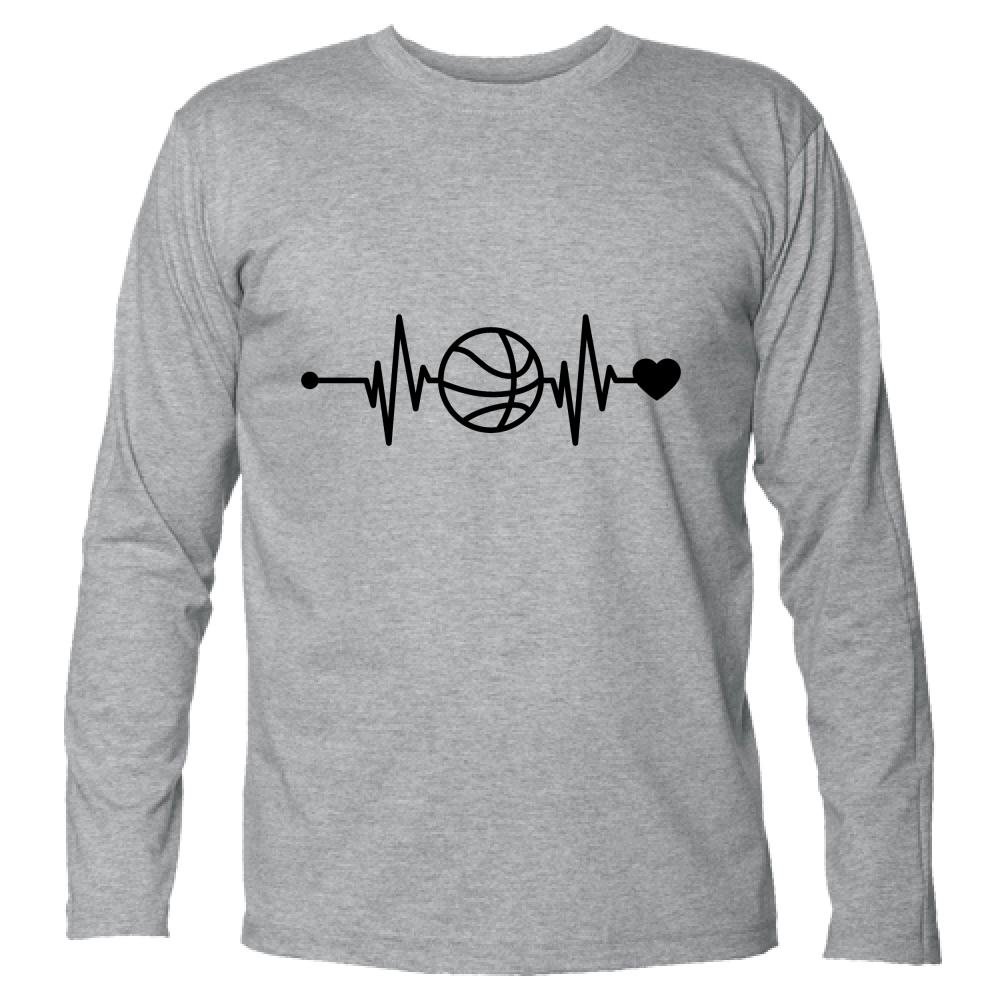 T-Shirt Unisex Manica Lunga Battito Basket N